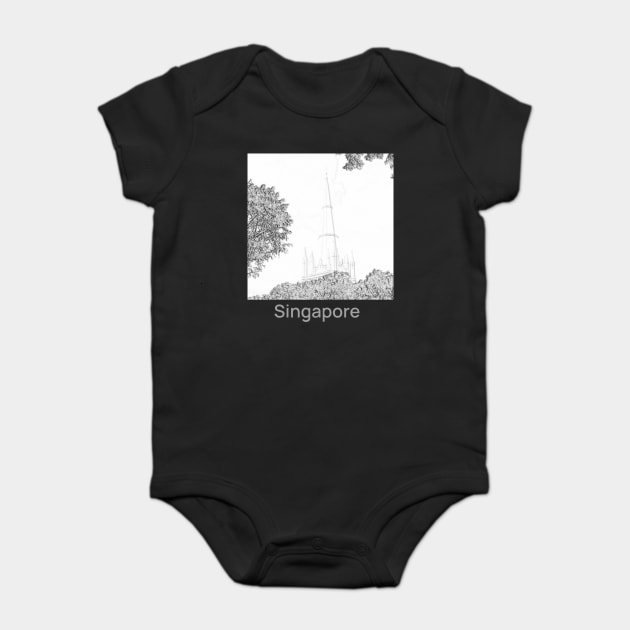 through the trees Baby Bodysuit by FirstClassQueen